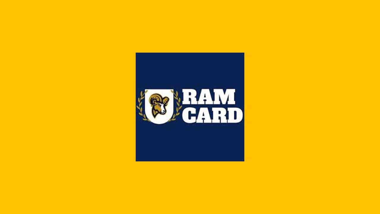 The RAM Card Office logo on a yellow background